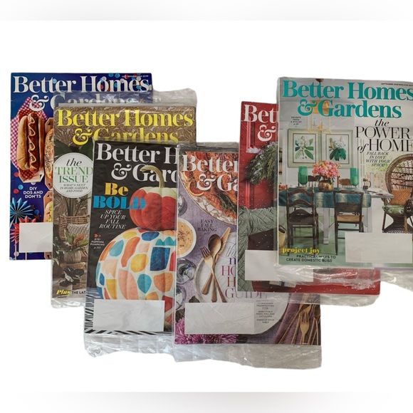 Better Homes & Garden Magazine Set of 6 Combined Years 2019-2020 MOST NEW - Picture 1 of 8